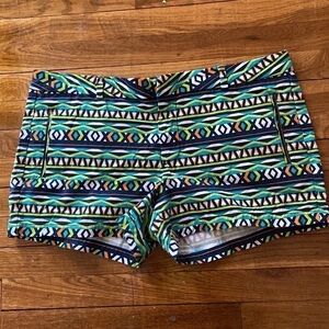 STYLUS Vibrant Aztec Print Shorts